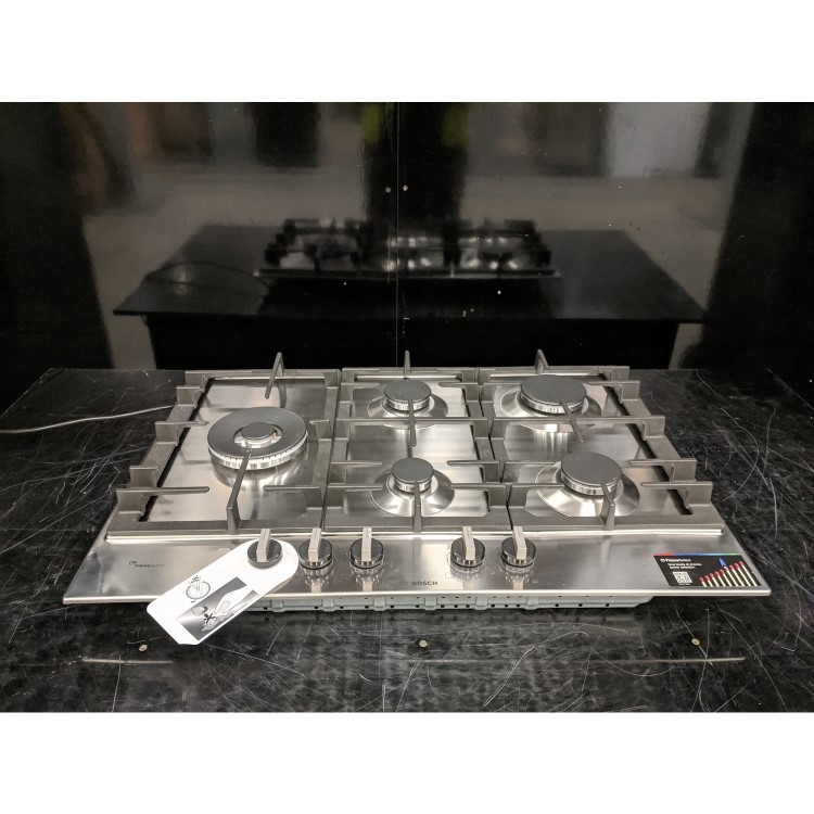 Refurbished Bosch Series 6 PCS7A5B90 75cm 5 Burner Gas Hob Stainless Steel