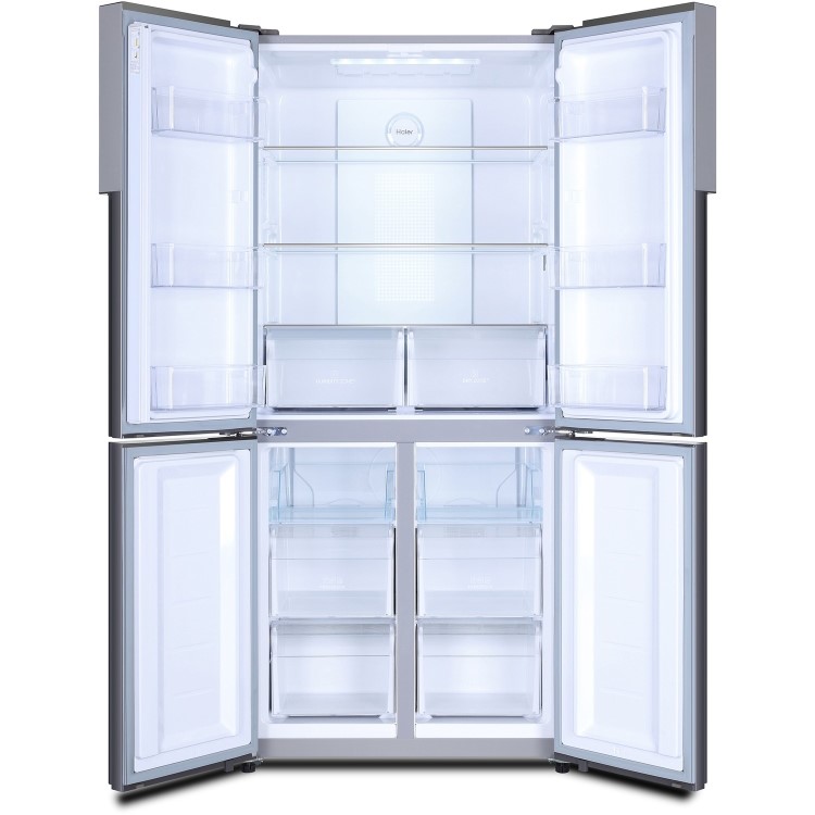 Refurbished Haier HTF-456DM6 Freestanding 456 Litre American Fridge Freezer