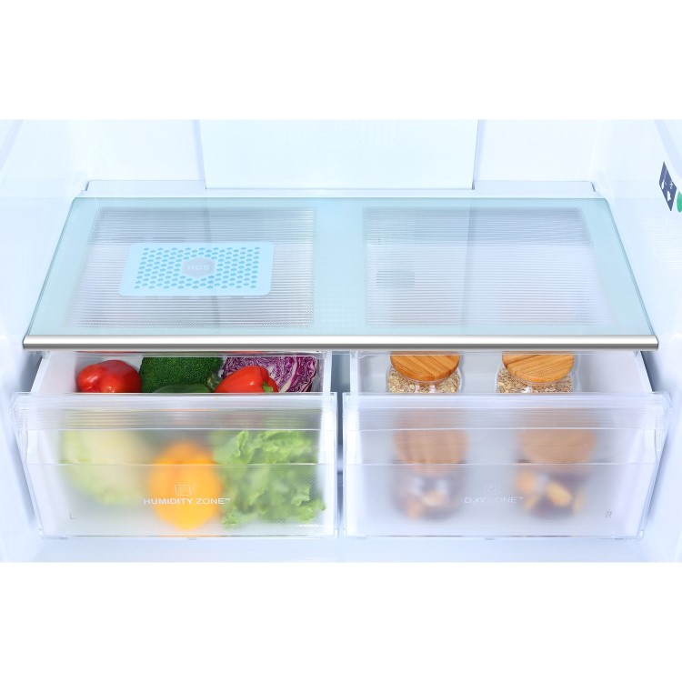 Refurbished Haier HTF-456DM6 Freestanding 456 Litre American Fridge Freezer