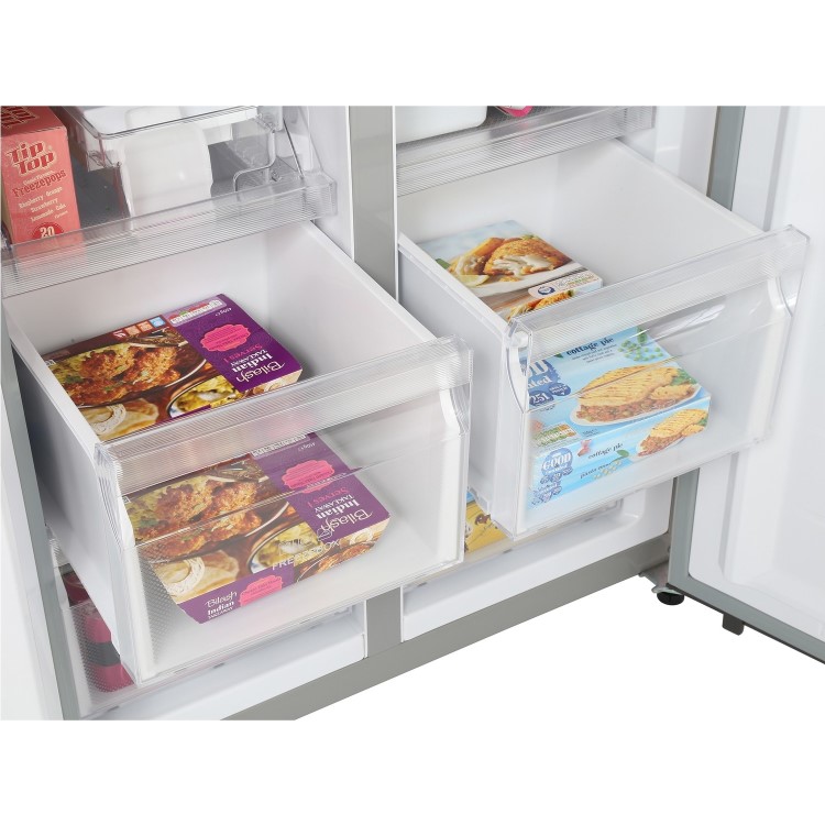 Refurbished Haier HTF-456DM6 Freestanding 456 Litre American Fridge Freezer