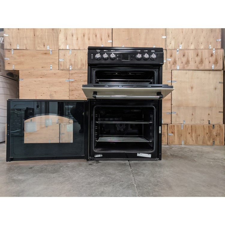 Refurbished Leisure Classic CLA60CEC 60cm Double Oven Electric Cooker with Ceramic Hob Cream