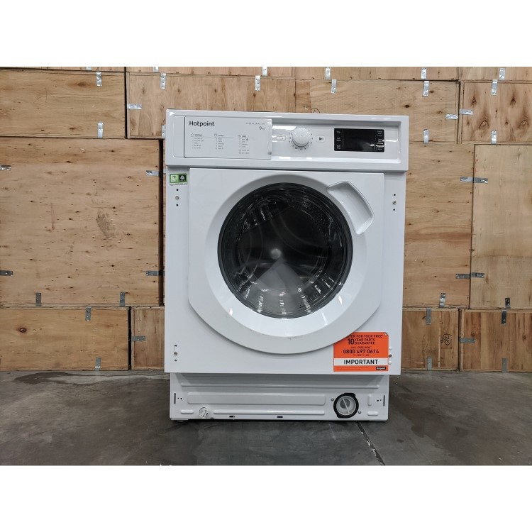 Refurbished Hotpoint BIWMHG91484 Integrated 9KG 1400 Spin Washing Machine White