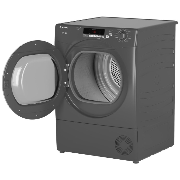 Refurbished Candy GVS C9DCRG80 Freestanding Condenser 9KG Tumble Dryer Graphite