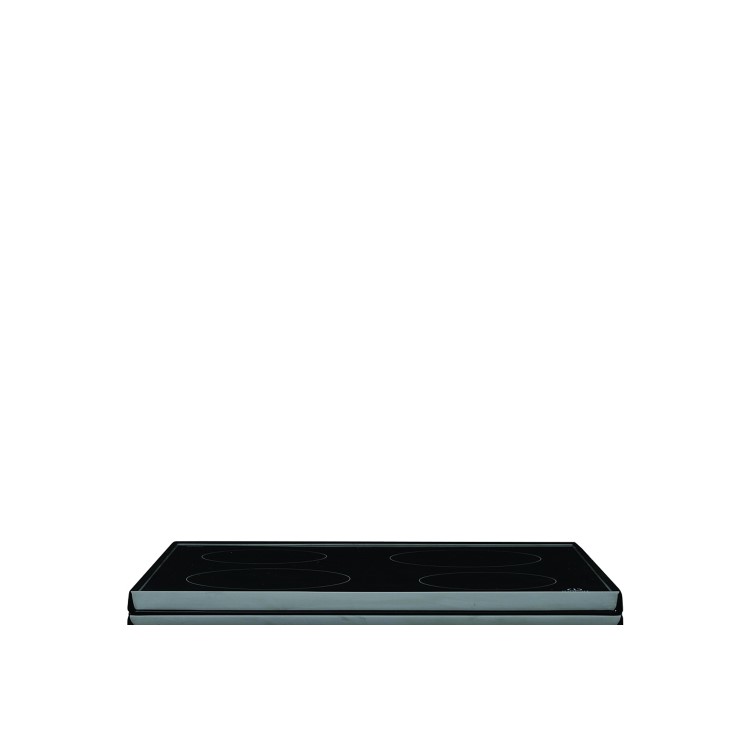 Indesit ID60C2K 60cm Double Oven Electric Cooker With Ceramic Hob - Black