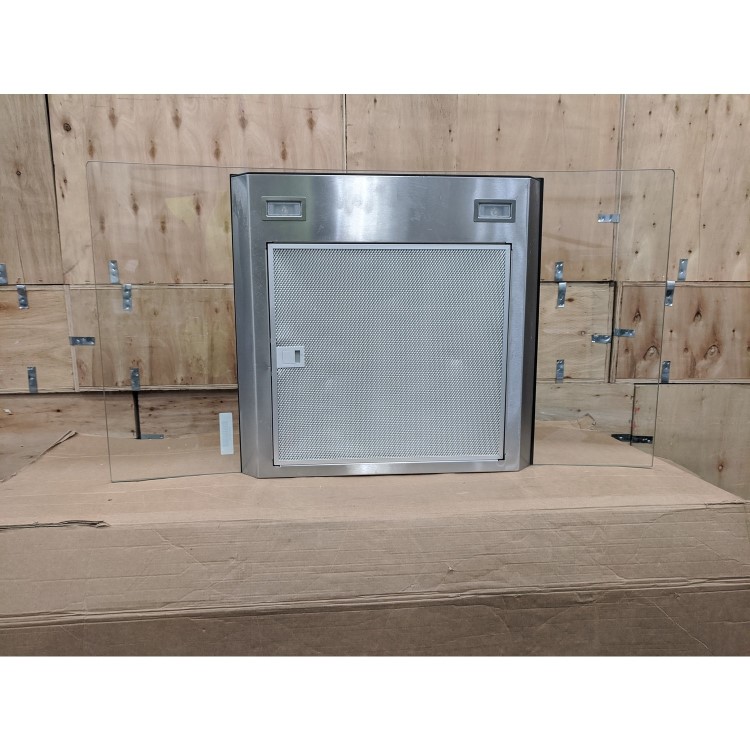 Refurbished Neff D94AFM1N0B 90cm Chimney Cooker Hood with Curved Glass Canopy Stainless Steel