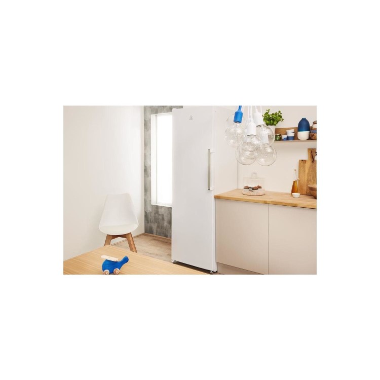 Refurbished INDESIT UI6F1TW 222 Litre Freetanding Upright Freezer 167cm Tall Frost Free 60cm Wide - White