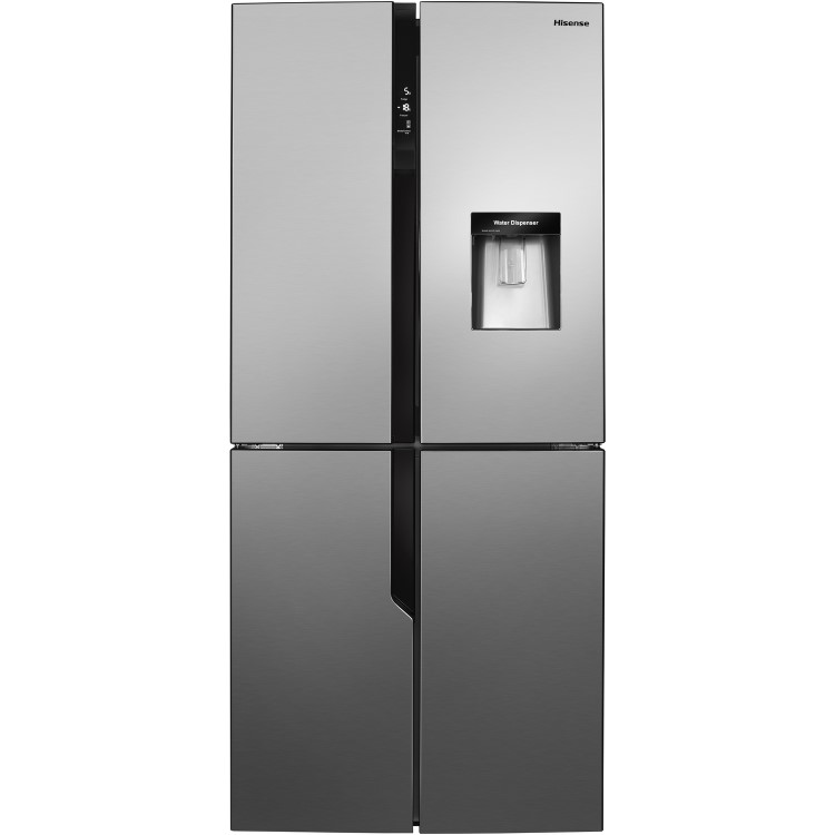 Refurbished Hisense RQ560N4WC1 Freestanding 431 Litre 50/50 Frost Free American Fridge Freezer