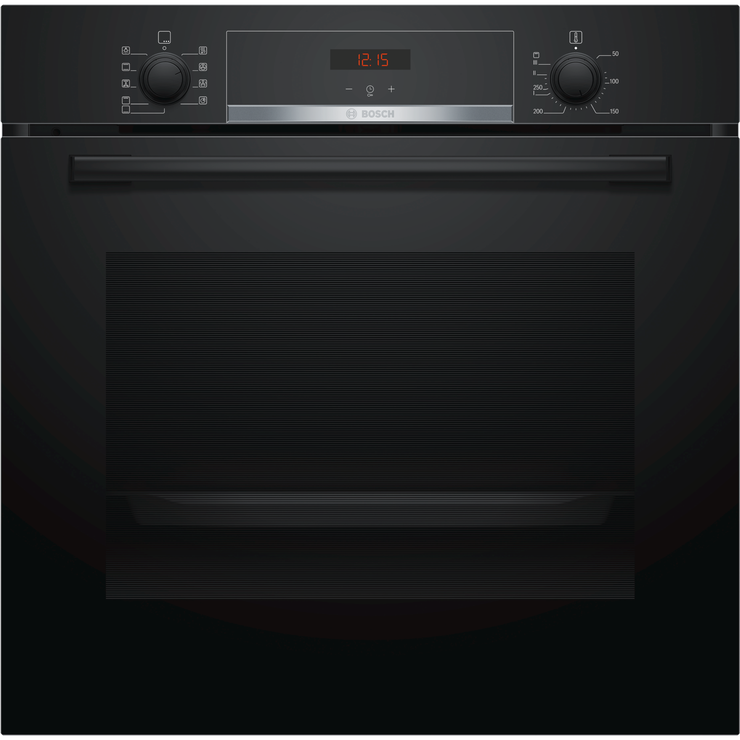 Bosch Serie 4 Electric Single Oven with Catalytic Cleaning - Black