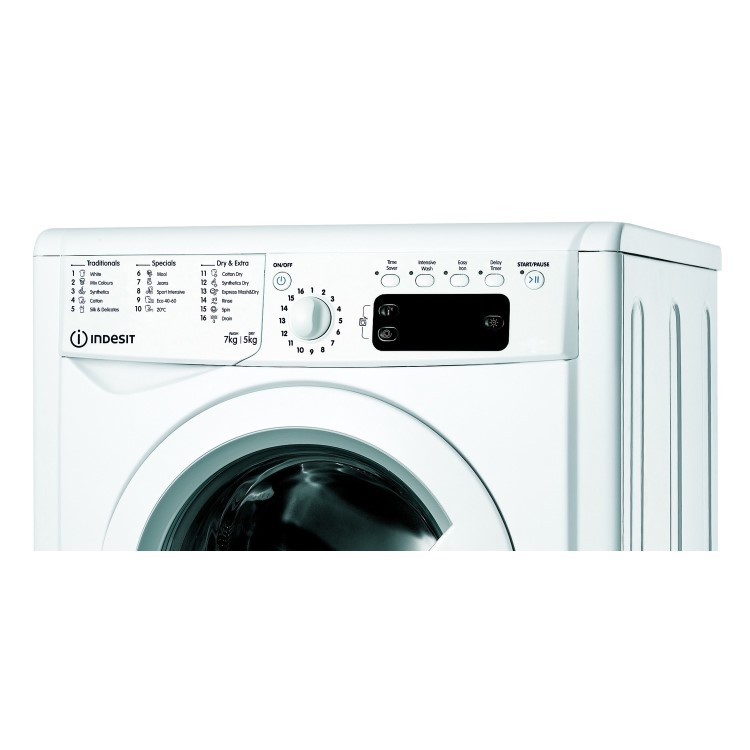 Indesit 7kg Wash 5kg Dry 1400rpm Freestanding Washer Dryer - White