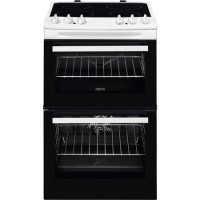 Refurbished Zanussi ZCV46050WA 55cm Electric Cooker With Ceramic Hob