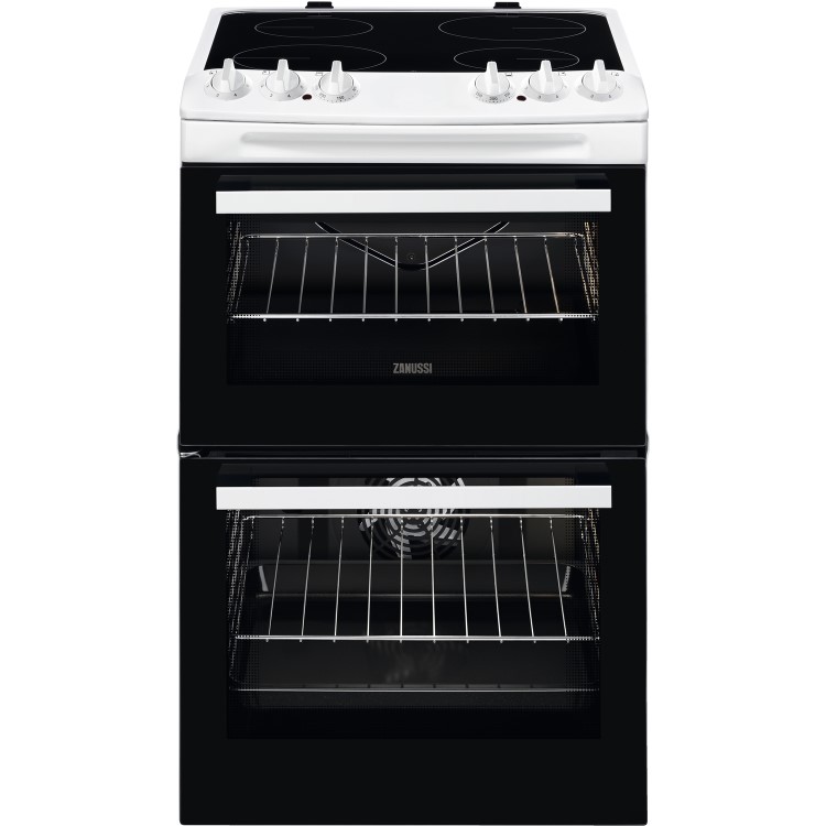 Refurbished Zanussi ZCV46050WA 55cm Electric Cooker With Ceramic Hob