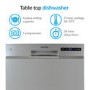 Refurbished electriQ EQDWTTS 6 Place Freestanding Dishwasher