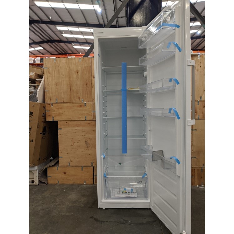 Refurbished Indesit SI81QWDUK1 Freestanding 368 Litre Upright Fridge White