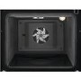 Zanussi 60cm Double Oven Dual Fuel Cooker with Lid - Black