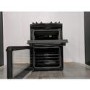 Refurbished Zanussi ZCK66350BA 60cm Double Oven Dual Fuel Cooker with Lid Black