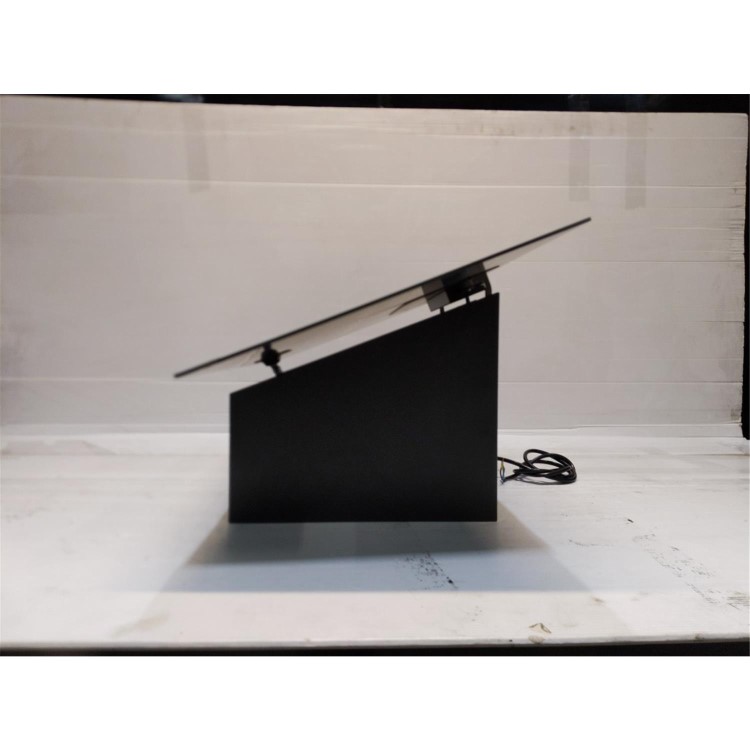 Refurbished Hotpoint PHVP87FLTK 80cm Angled Cooker Hood Black