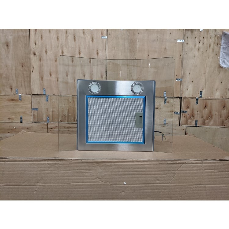 Refurbished Hoover HGM600X 60cm Curved Glass Chimney Cooker Hood Stainless Steel