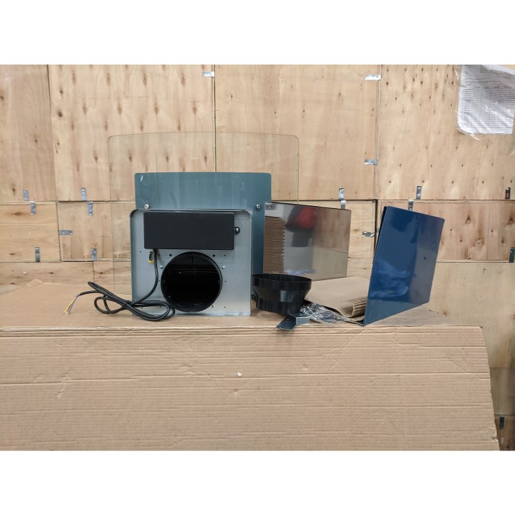 Refurbished Hoover HGM600X 60cm Curved Glass Chimney Cooker Hood Stainless Steel