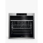 Refurbished AEG SenseCook BPE748380M 60cm Single Built In Electric Oven Stainless Steel