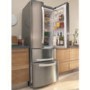Hotpoint FFU4DX Quadrio 70cm Wide Frost Free Freestanding Fridge Freezer Stainless Steel