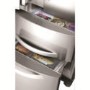Hotpoint FFU4DX Quadrio 70cm Wide Frost Free Freestanding Fridge Freezer Stainless Steel