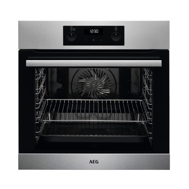 Refurbished AEG BES255011M 60cm Single Built In Electric Oven