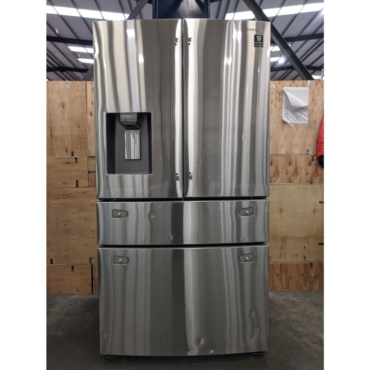 Refurbished Samsung RF24R7201SR Freestanding 510 Litre 75/25 Frost Free American Fridge Freezer