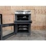 Refurbished Amica AFN6550SS 60cm Double Oven Electric Cooker with Induction Hob Stainless Steel