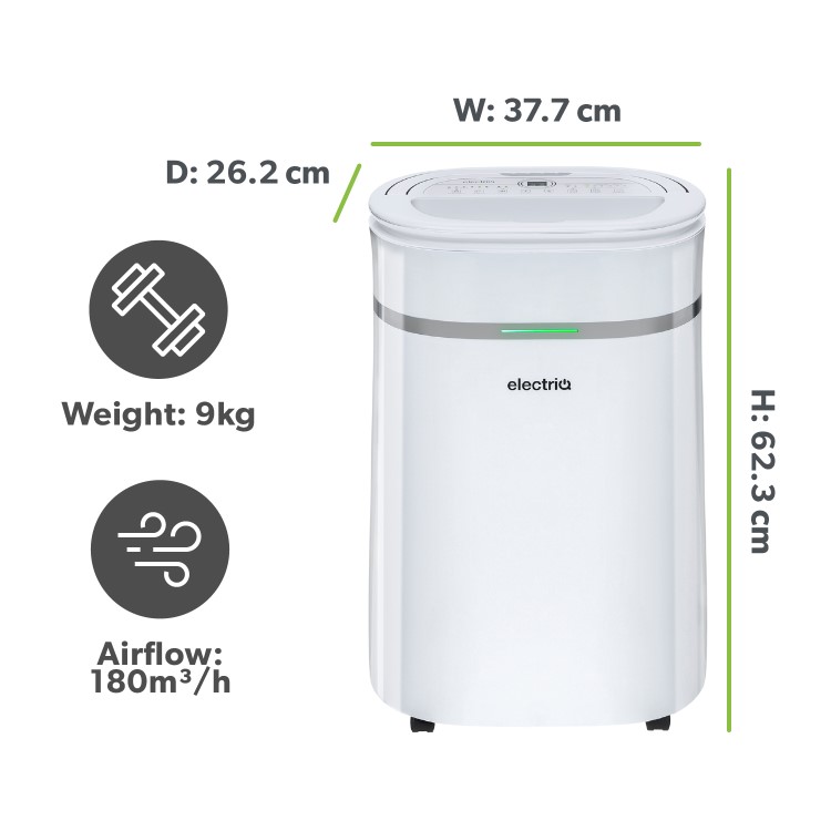 Refurbished electriQ 20L Dehumidifier