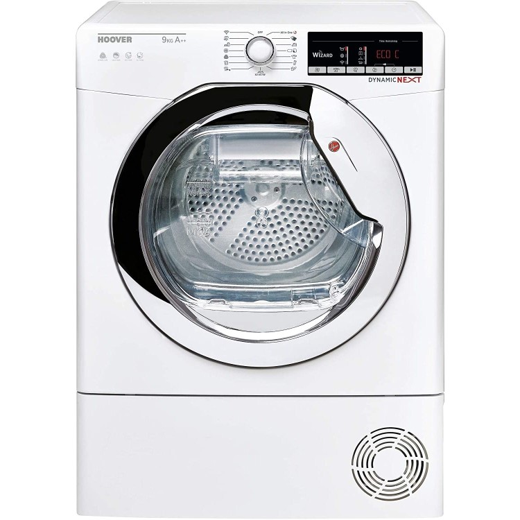 Refurbished Hoover DXO H9A2TCE-80 Freestanding Heat Pump 9KG Tumble Dryer