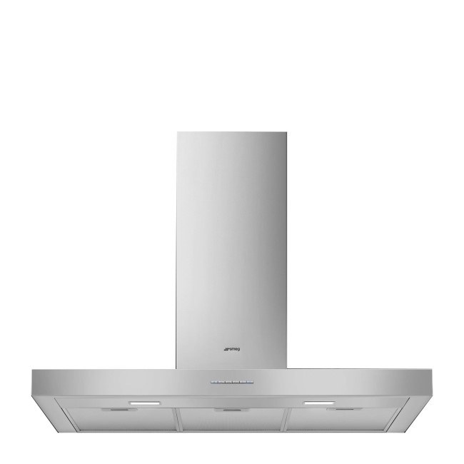 Smeg KBT900XE 90cm Slimline Chimney Cooker Hood - Stainless Steel
