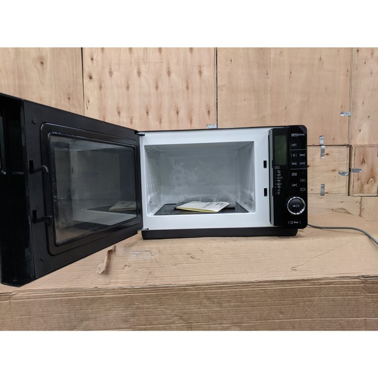 Refurbished Hotpoint MWH2621MB Ultimate Collection 25L 800W Flatbed Digital Microwave Black