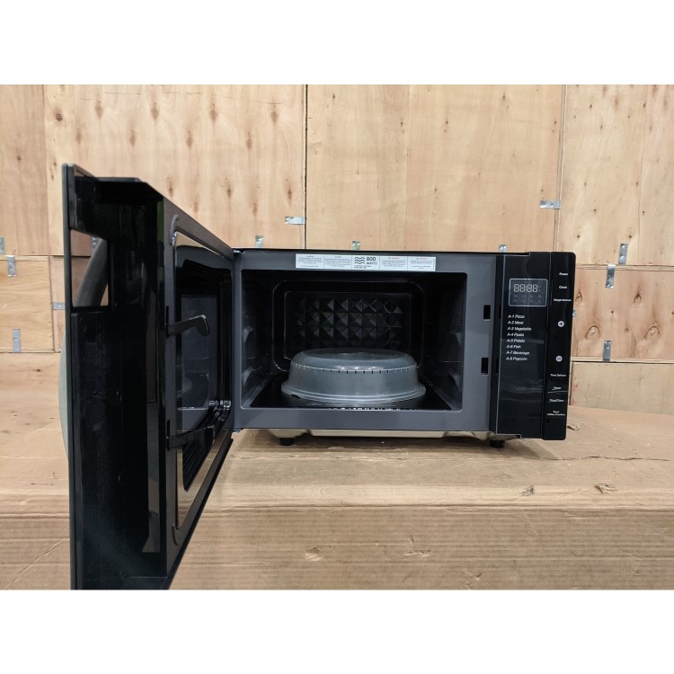 Refurbished Russell Hobbs RHFM2363B 23L 800W Flatbed Digital Microwave Oven Black