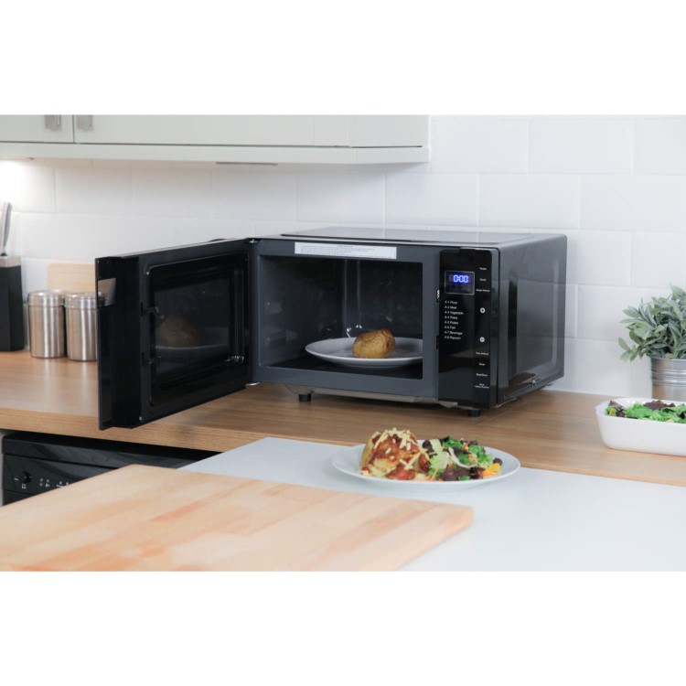 Russell Hobbs RHFM2363B 23L Freestanding Solo Flatbed Microwave - Black