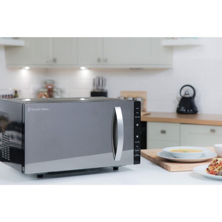 Russell Hobbs RHFM2363B 23L Freestanding Solo Flatbed Microwave - Black