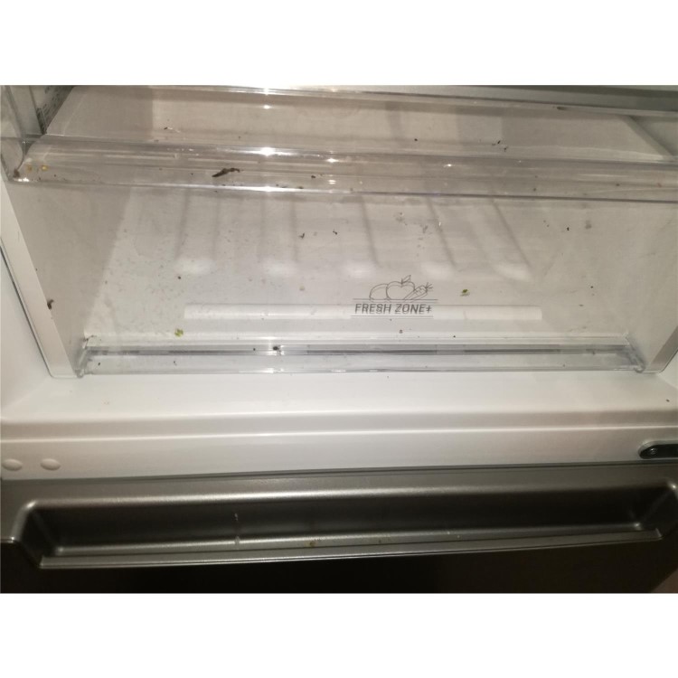 Refurbished Hotpoint H1NT811EOX1 Freestanding 339 Litre 60/40 Fridge Freezer Stainless steel