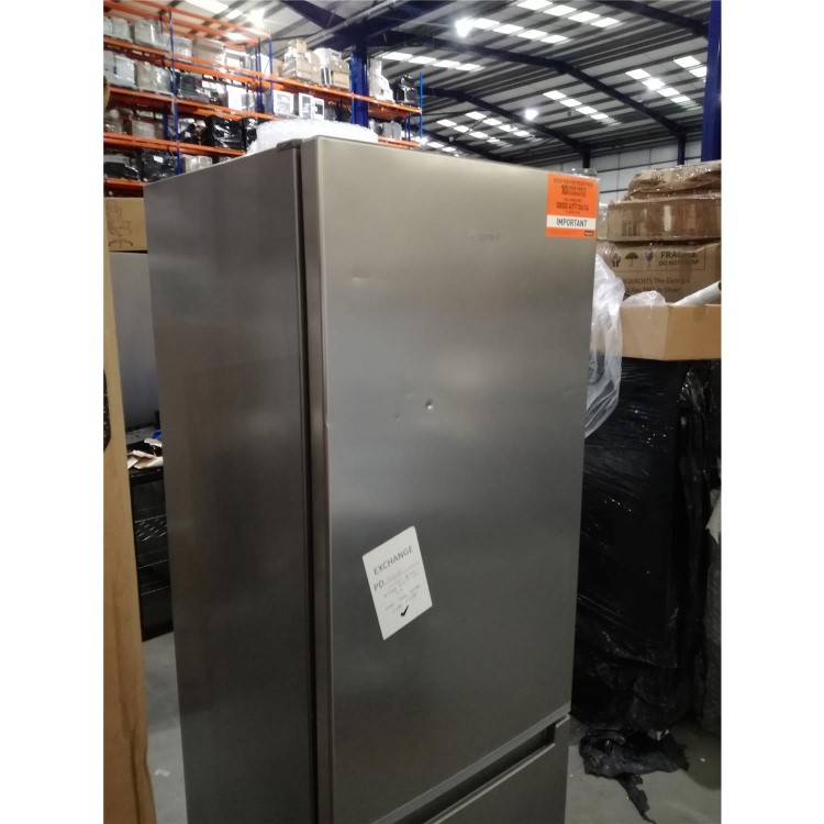 Refurbished Hotpoint H1NT811EOX1 Freestanding 339 Litre 60/40 Fridge Freezer Stainless steel
