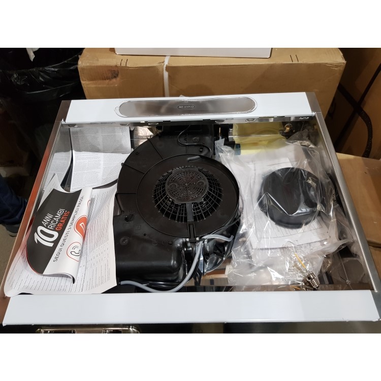 Refurbished Indesit ISLK66LSX 60cm Visor Cooker Hood Stainless Steel