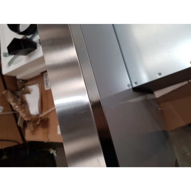 Refurbished Belling Cookcentre 444410343 90cm Flat Chimney Cooker Hood Stainless Steel