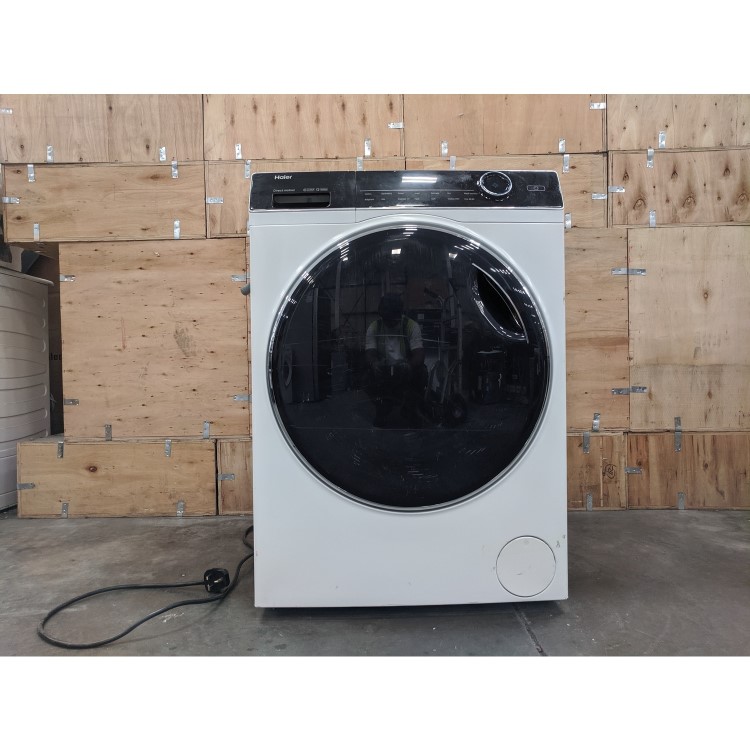 Refurbished Haier HWD80-B14979S Freestanding 8/5KG 1400 Spin Washer Dryer White