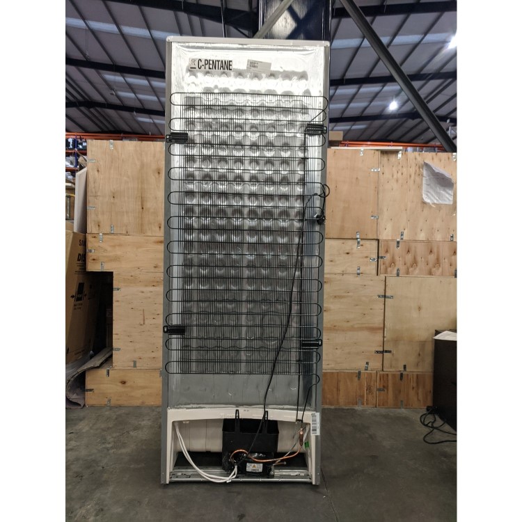 Refurbished Hotpoint FFU4DX1 Freestanding 399 Litre 60/40 Fridge Freezer Inox