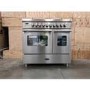 Refurbished Britannia Delphi 90cm Double Oven Dual Fuel Range Cooker - Stainless Steel