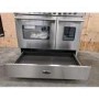 Refurbished Britannia Delphi 90cm Double Oven Dual Fuel Range Cooker - Stainless Steel