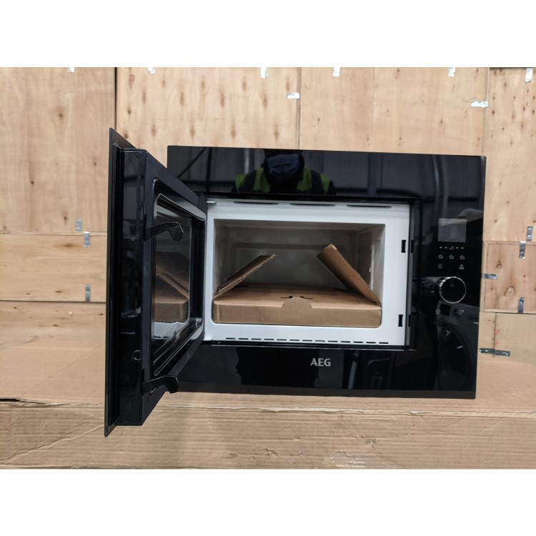 Refurbished AEG MBE2658SEB Built In 26L 900W Microwave Black