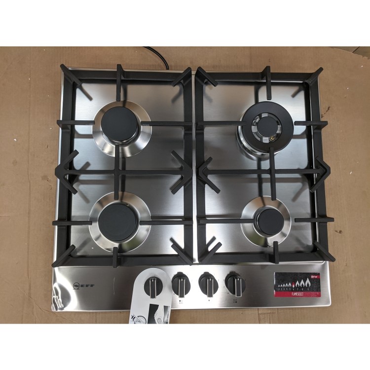 Refurbished Neff N70 T26DS59N0 60cm 4 Burner Gas Hob Stainless Steel