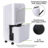 electriQ 12L Quiet Low-Energy Dehumidifier and  Air Purifier