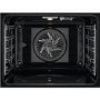 Refurbished AEG BPS355020M 60cm Single Built In Electric Oven with Pyrolytic Cleaning Stainless Steel