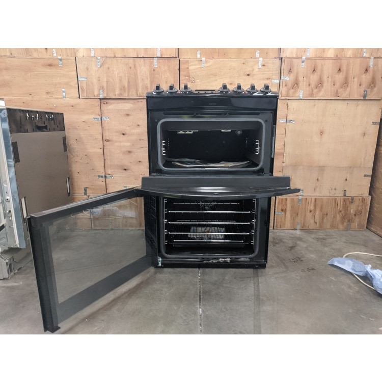 Refurbished AEG CCB6740ACB 60cm Double Oven Electric Cooker Black