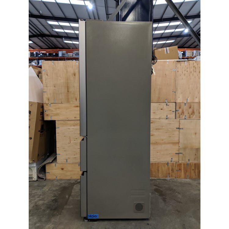 Refurbished Haier HB18FGSAAA 508 Litre American Fridge Freezer Stainless Steel