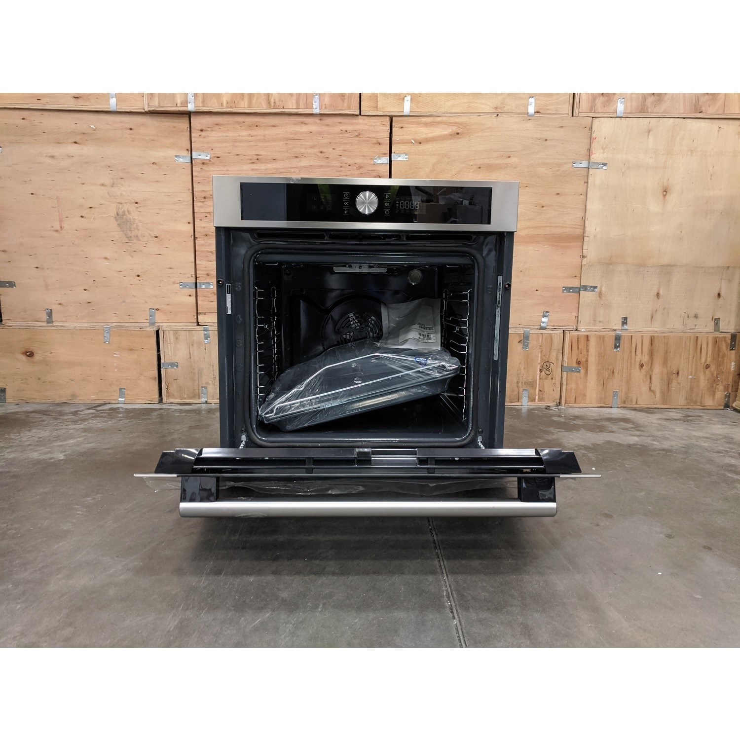 Refurbished Hotpoint SI4854PIX 60cm Single Built In Electric Oven with